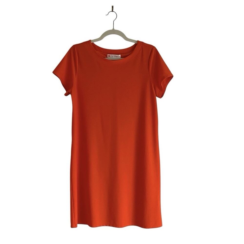 Jude Connally Ella Mini Dress Jude Cloth Orange Sz Medium Dopamine Preppy Chic - Picture 2 of 10